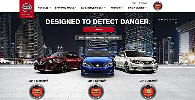 Nissan is Simpatico, emphasizing "causes" such as safety, as demonstrated in this "Designed to Detect Danger" campaign.